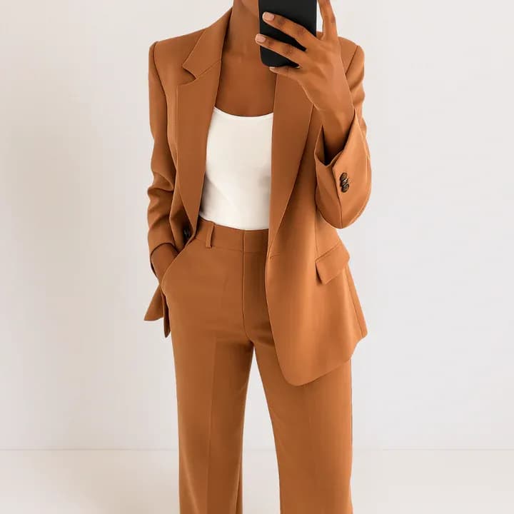 Women's Elegant Blazer Set | Formal – Zavika Butik